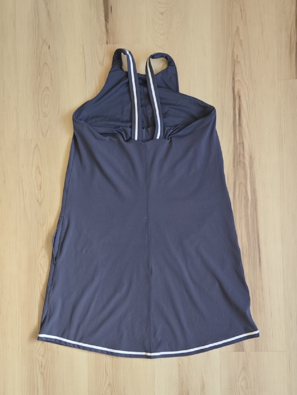 Vuori Volley Dress, Blue/Grey, Size Large - Picture 3 of 4